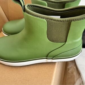 Green Ankle Rain Boots